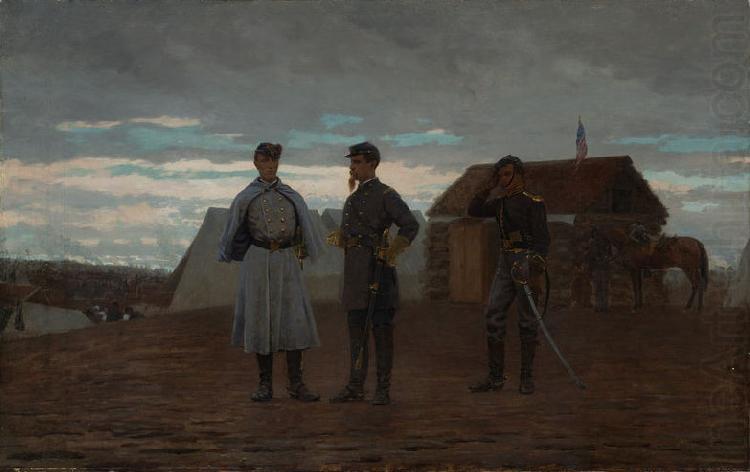 Winslow Homer Officers at Camp Benton china oil painting image